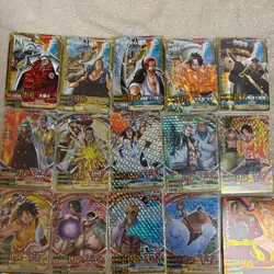 One Piece Berry Match Card Lot 34 Pieces Set Includes Luffy Ace Shanks - Image 2
