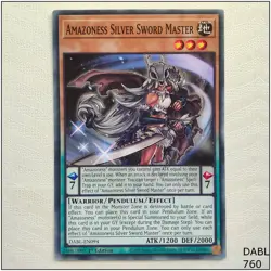 Amazoness Silver Sword Master - DABL-EN094 - Common 1st Edition Yugioh - Image 1