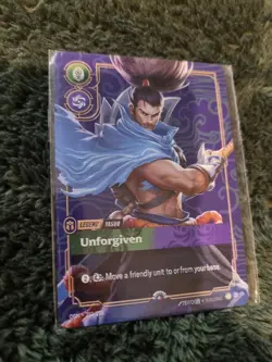 Metal Yasuo, Unforgiven Legend Card from Riftbound Regional Qualifier - Image 3