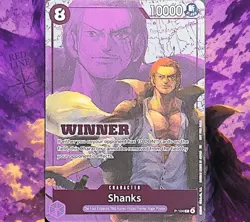 Shanks P-104 Winner (Winner Pack 2026 Vol. 2) One Piece Promo Card - Image 1