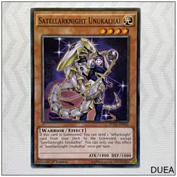 Satellarknight Unukalhai - DUEA-EN022 - Common 1st Edition Yugioh - Image 1