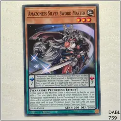 Amazoness Silver Sword Master - DABL-EN094 - Common 1st Edition Yugioh - Image 1