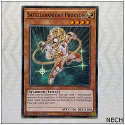 Satellarknight Procyon - NECH-EN028 - Common 1st Edition Yugioh - Image 1