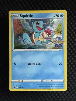 Squirtle SWSH233 SWSH: Sword & Shield Promo Cards Cosmos Holo TCG Card - Image 1