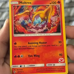 Pokemon Moltres 38/214 Celestial Storm Prerelease Stamped Promo Card - Image 1