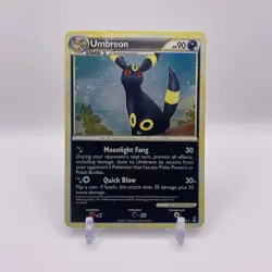 Umbreon Holo Rare Pokemon TCG Card Call of Legends 22/95 SWIRL - Image 1