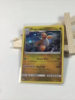 Dragonite - 96/149 Pokemon TCG Sun & Moon 2017 Cosmos Holo SWIRL Pokemon Card - Image 1