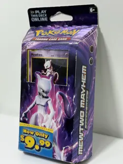 Mewtwo Mayhem Theme Deck Pokemon XY Evolutions TCG 60 Card 2016 Cracked Ice Holo - Image 2