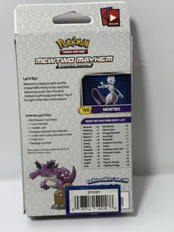 Mewtwo Mayhem Theme Deck Pokemon XY Evolutions TCG 60 Card 2016 Cracked Ice Holo - Image 4