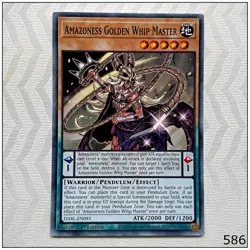 Amazoness Golden Whip Master - DABL-EN093 - Common 1st Edition Yugioh - Image 1