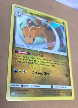 Pokemon TCG Dragonite Cosmos Rare Holo Card 119/181 NM Condition - Image 3