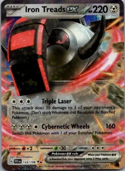 Prize Pack Series Cards #143/198 Iron Treads ex - Image 1