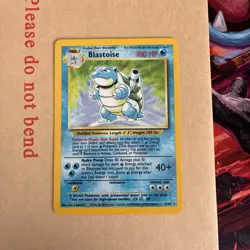 Pokemon Card - Blastoise 2/102 Rare Holo WOTC Base Set - LP - Image 1