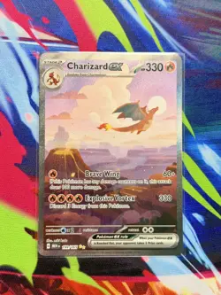 Pokemon Charizard EX Scarlet & Violet 151 Card SIR 199/165 - Image 1