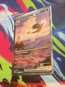 Pokemon Charizard EX Scarlet & Violet 151 Card SIR 199/165 - Image 3
