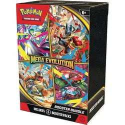 Pokemon Cards - Mega Evolution - BOOSTER BUNDLE BOX [6 Packs] - New - Image 1