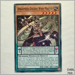 Amazoness Golden Whip Master - DABL-EN093 - Common 1st Edition Yugioh - Image 1