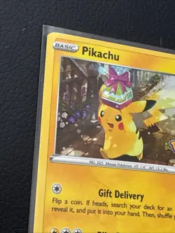 Pokemon Pikachu TCG Pokemon Go SWSH234 Holo Rare Card 2022 Cosmos Rare - Image 2