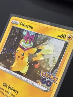 Pokemon Pikachu TCG Pokemon Go SWSH234 Holo Rare Card 2022 Cosmos Rare - Image 3