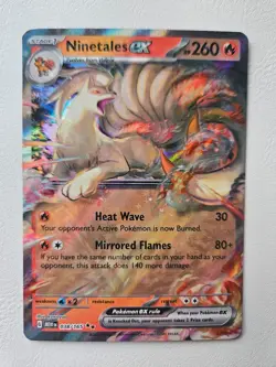 Pokemon Card Ninetales ex 038/165 Ultra Rare Scarlet & Violet 151 Near Mint - Image 1