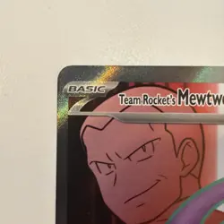 Pokemon TCG Destined Rivals Team Rockets Mewtwo EX Full Art Card 213/183 - NM - Image 3