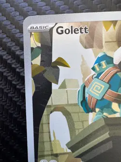 Pokemon TCG Golett 122/086 SV Black Bolt Holo Illustration Rare Card - Image 3