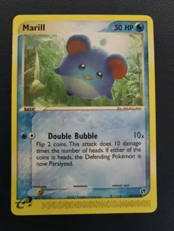 Pokemon Card Marill 68/100 EX Sandstorm Common - Image 1