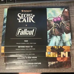 MTG Secret Lair x Fallout Atomic Grade Foil Bundle and Promo Fully Sealed Set - Image 1