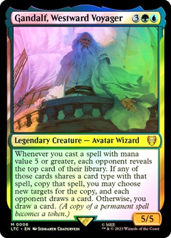 MTG - Gandalf, Westward Voyager - Foil - Lord of the Rings - Magic the Gathering - Image 1