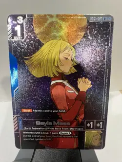 Gundam card Game Sayla Mass R+ Newtype Rising GD01-087 - Image 1