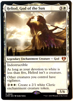 MTG Heliod, God of the Sun Commander Masters 0826 NM Mythic - Image 1