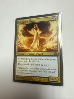 Meddling Mage MTG Alara Reborn Magic Used Fast Free Shipping! - Image 1
