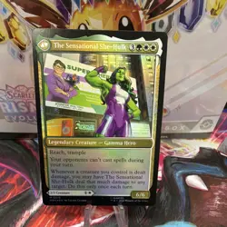 Magic: The Gathering Marvel Foil Legendary Creature She-Hulk Lot 2 - Image 2