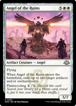 ANGEL OF THE RUINS x4 mtg NM-M Modern Horizons 3 Unc - Image 1