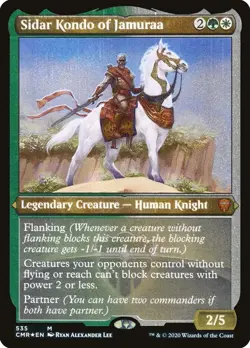 Foil - Sidar Kondo of Jamuraa (Foil Etched) - 535 / NM / English MTG - Image 1
