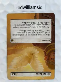 Idyllic Tutor MtG Morningtide Hand Painted Altered Art Extended & Borderless - Image 4