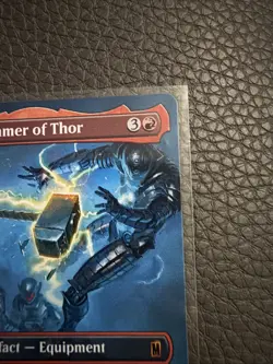 Mjolnir, Hammer of Thor (Borderless) Mythic 0339 MTG Marvel Super Heroes NM/M - Image 4