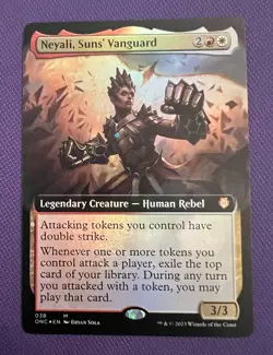 Wizards of the Coast Neyali, Suns' Vanguard ONEC Foil Mythic ext art RW 038 NM - Image 1