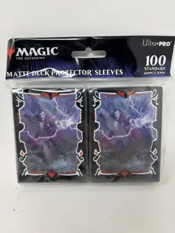 Magic The Gathering Tarkir Dragonstorm 100Ct Sleeves Zurgo Stormrender Art New - Image 1