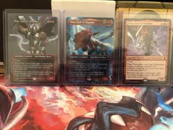 Magic MTG Marvel Super Heroes Thor, God of Thunder Mythic #369 #338 #156 - Image 1