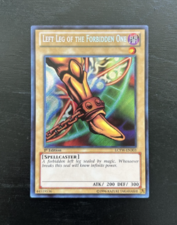Left Leg of the Forbidden One LCYW-EN303 – Secret Rate 1st Edition – NM - Image 2