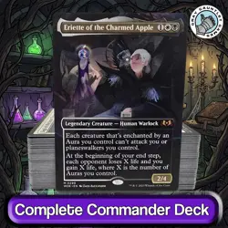 Eriette of the Charmed Apple COMMANDER DECK Aura Lifedrain Orzhov MTG Custom EDH - Image 1