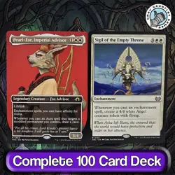 Eriette of the Charmed Apple COMMANDER DECK Aura Lifedrain Orzhov MTG Custom EDH - Image 2