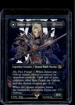 MTG - Zenos yae Galvus - FOIL Borderless - Final Fantasy - FIN 0384 - Image 1