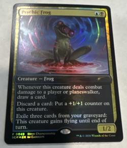 Psychic Frog Secrets Of Strixhaven Store Championship Promo Foil 044 - Image 1