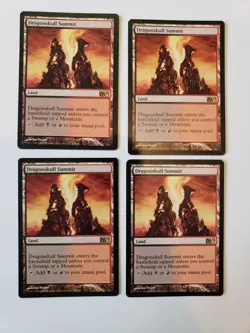 Dragonskull Summit 4x x4 Core Set 2013 (M13) Regular LP MTG Magic the Gathering - Image 1