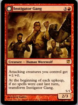 Instigator Gang 149 Rare Innistrad Magic: The Gathering Lightly Played - Image 1