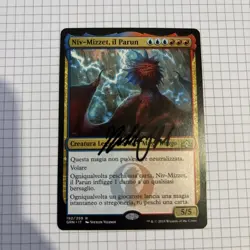 MTG 1X ITA Niv-Mizzet,il Parun Signed Guilds Of Ravnica EX - Image 1