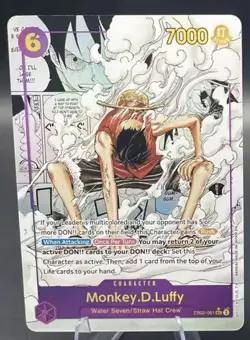 (Proxy)One Piece English EB02-061 Monkey D Luffy Manga Alternate Art Secret Rare - Image 2