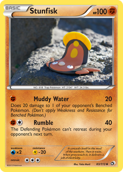 Stunfisk 83/113 Uncommon | Legendary Treasures | Pokemon Card - Image 1
